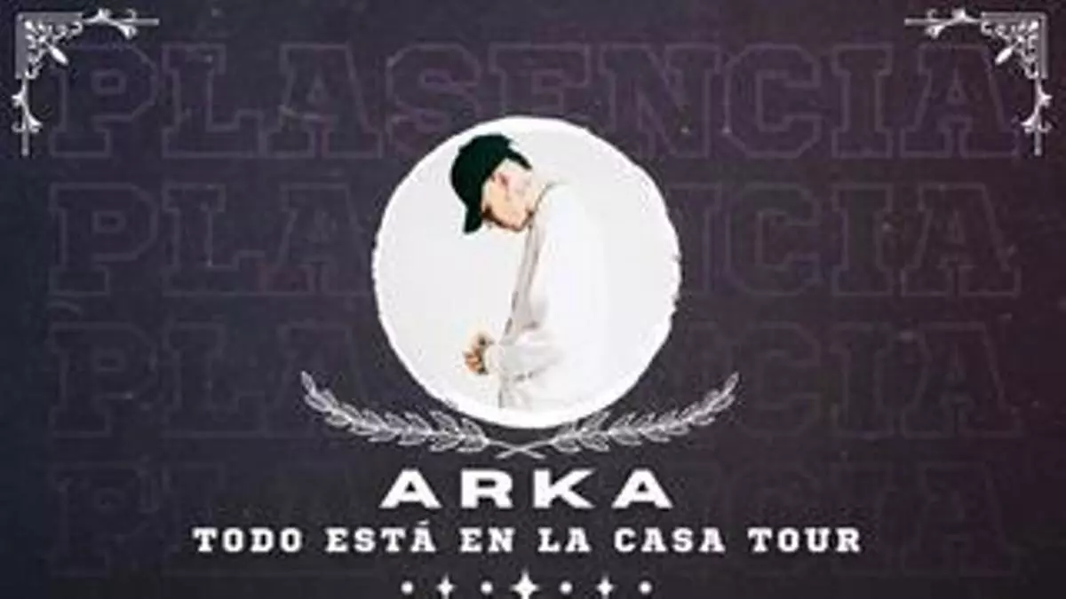 El rapero Arka, en una competición de 'freestyle' en Plasencia