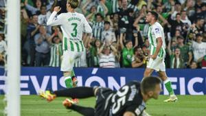 Betis - Celta : El gol de Miranda