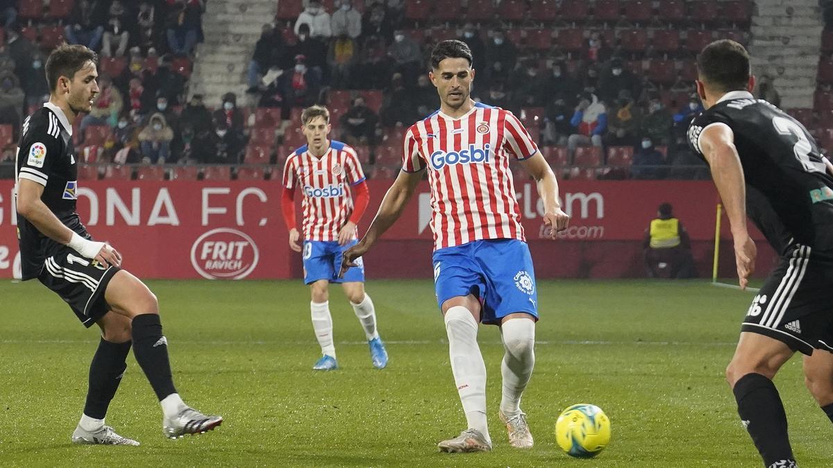 La victòria del Girona contra el Burgos a Montilivi en imatges