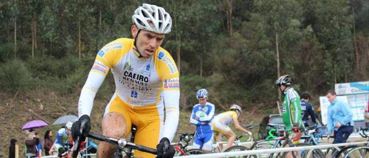 Vicente Allo, en una prueba ciclista.