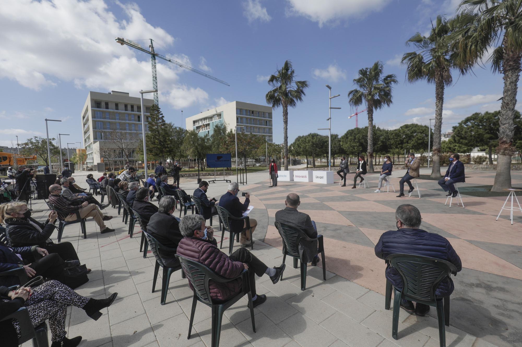 Acuerdo entre todas las administraciones, la UIB y la APB para impulsar el distrito tecnológico Nou Llevant