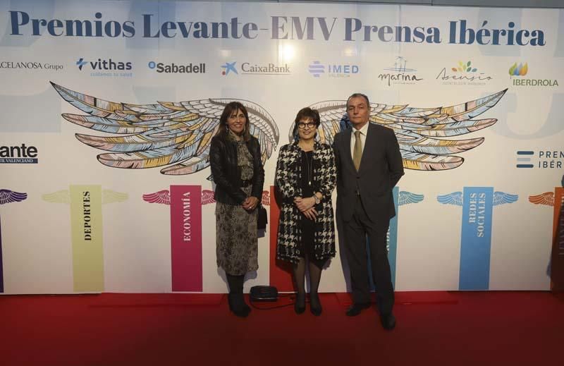 Empar Martínez, Blanca Marín y Salvador Navarro