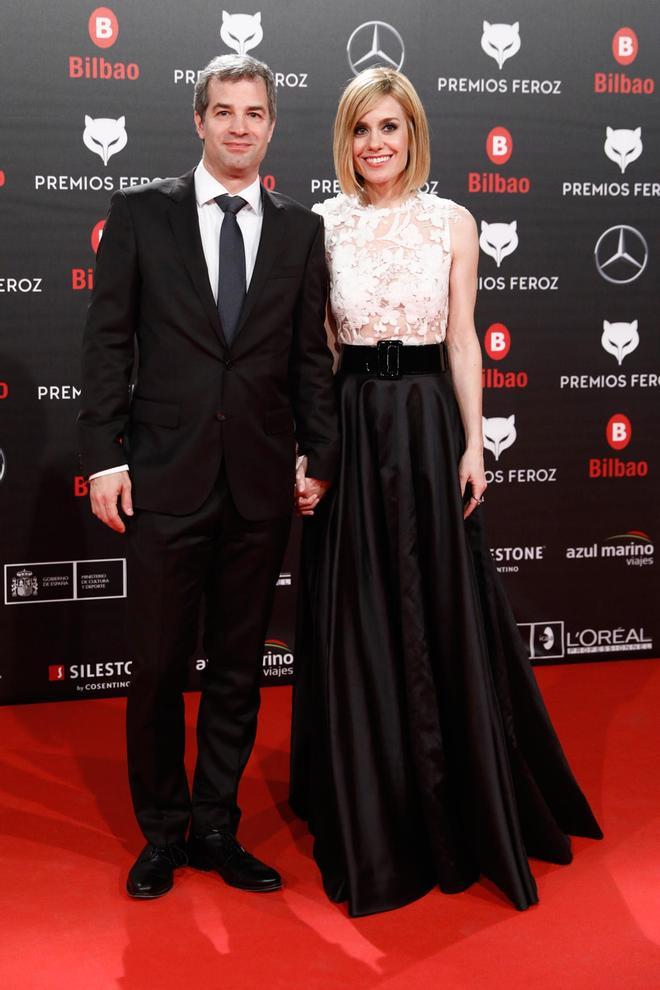 La pareja de actores Luis Rallo y Alexandra Jiménez en los Premios Feroz 2019