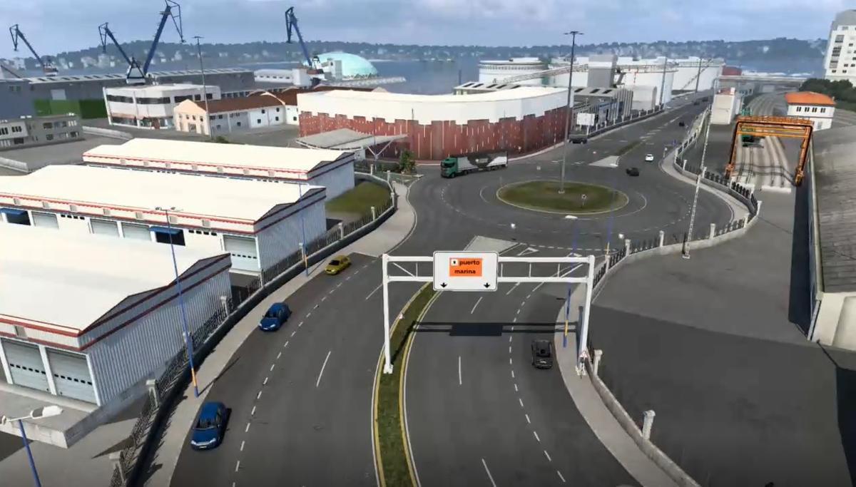 A Coruña en el ETS2