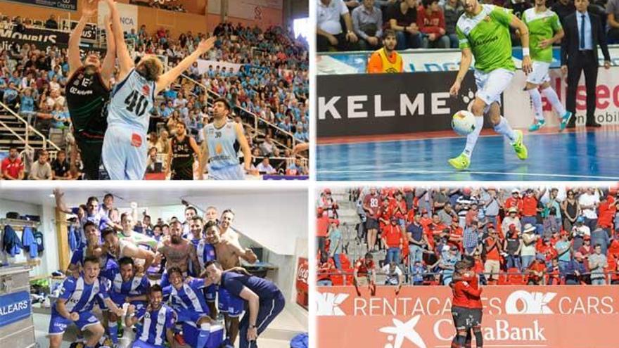 Palma Air Europa, Palma Futsal, Atlético Baleares und Real Mallorca tragen wichtige Partien aus.