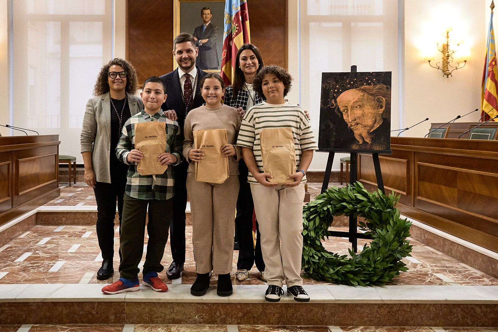 Las imágenes del acto institucional del 9 d'Octubre en Gandia