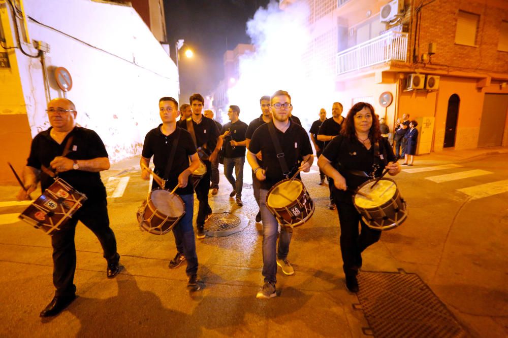 Instante de la Passejà de Sant Onofre celebrada el sábado por la noche en Quart de Poblet.