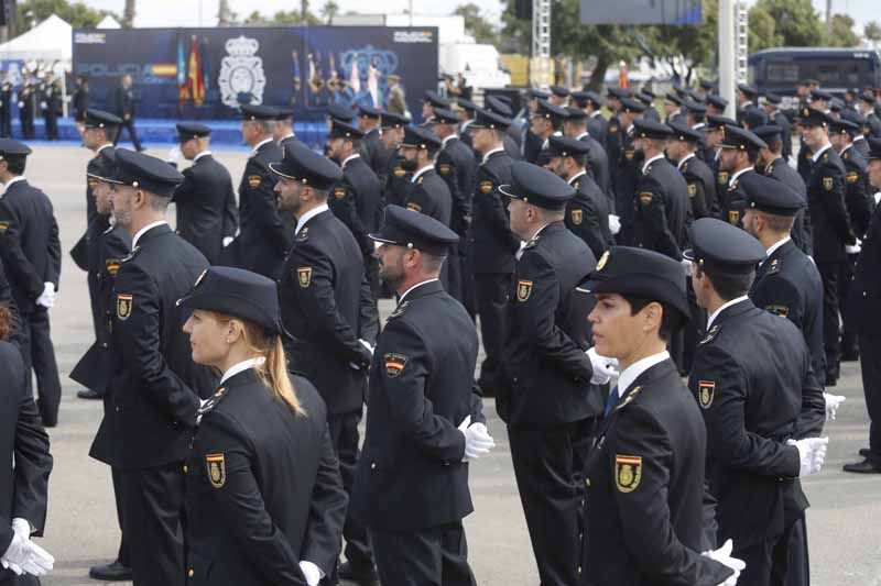 Celebración del día de la Policía Nacional en València