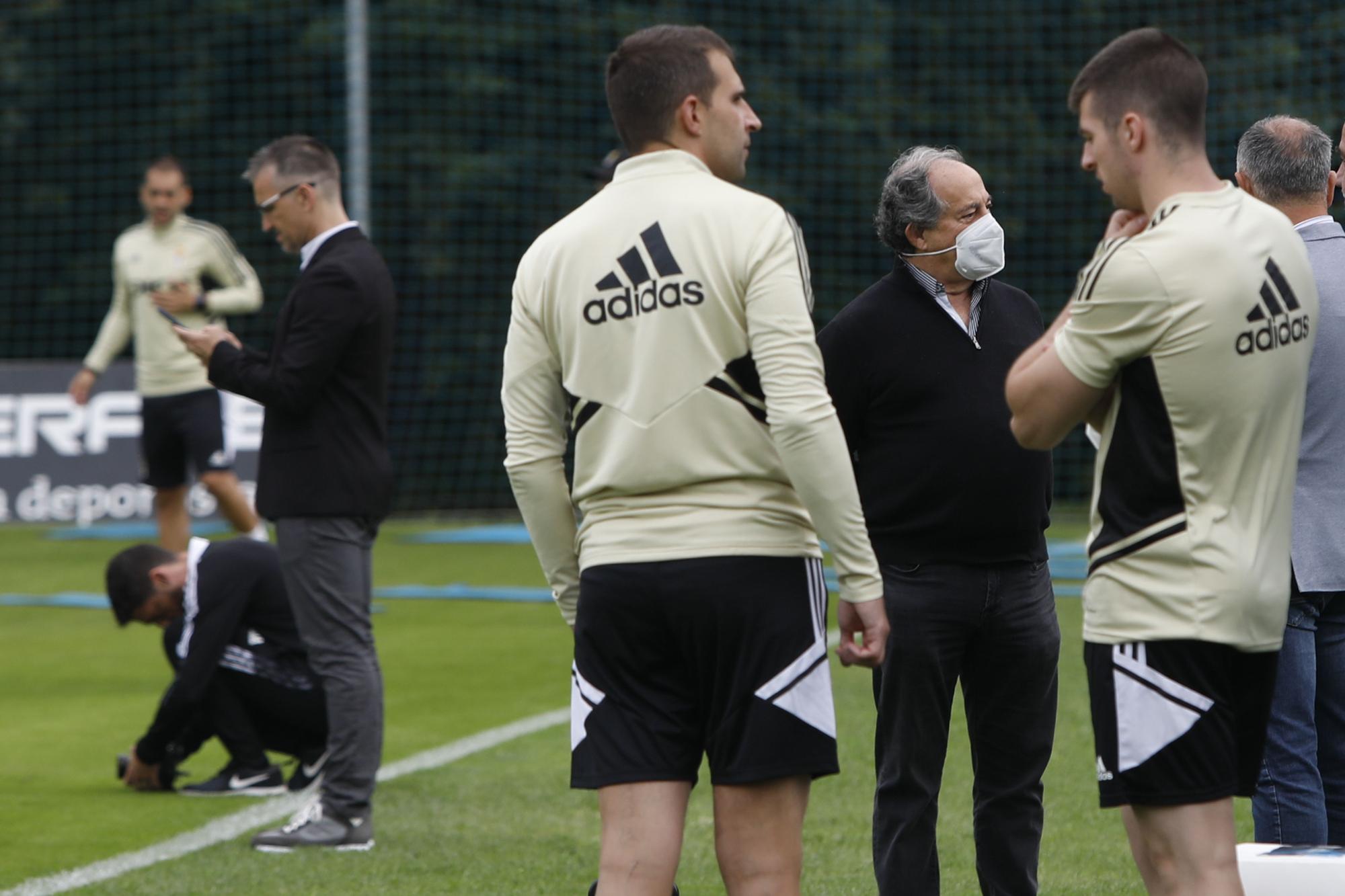 EN IMÁGENES: el primer entrenamiento del Oviedo