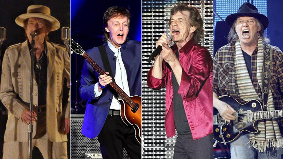 Bob Dylan, Paul McCartney, Mick Jagger y Neil Young podrían tocar juntos el próximo octubre en el llamado festival del siglo.