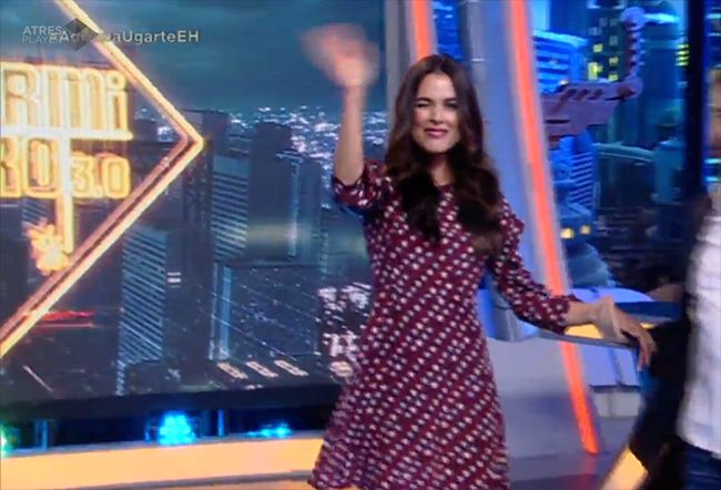 Adriana Ugarte en su visita a 'El Hormiguero'