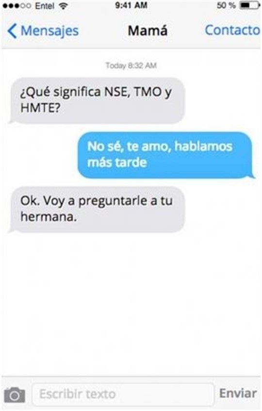 Conversaciones desternillantes entre madres e hijos por WhatsApp