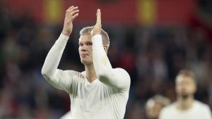 Haaland pidió el cambio ante Portugal