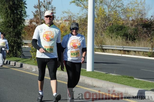 Carrera popular AFACMUR y La7TV en La Alberca: senderistas