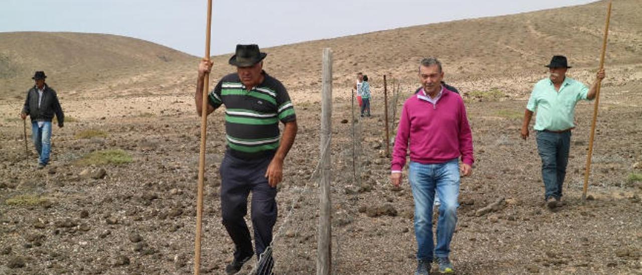 Paulino Rivero apaña en la gambuesa