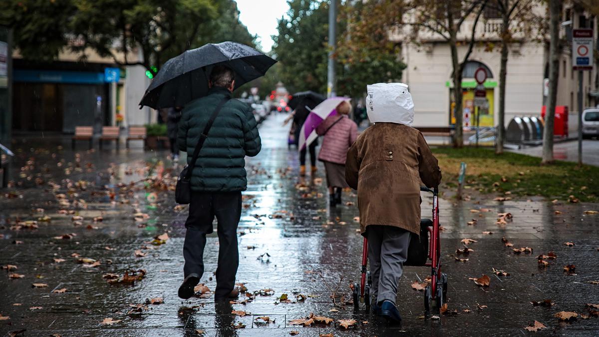 Lluvia en Barcelona