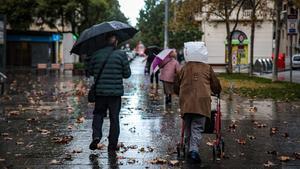 Lluvia en Barcelona