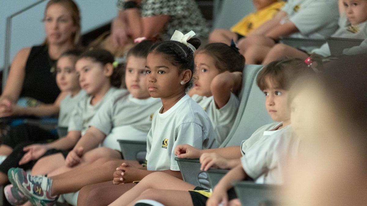 Los pequeños, este miércoles, en el Auditorio.