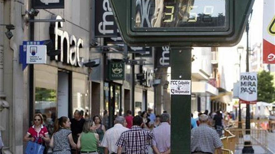 Temperaturas diurnas muy altas en el sur de Huesca y en el valle del Ebro