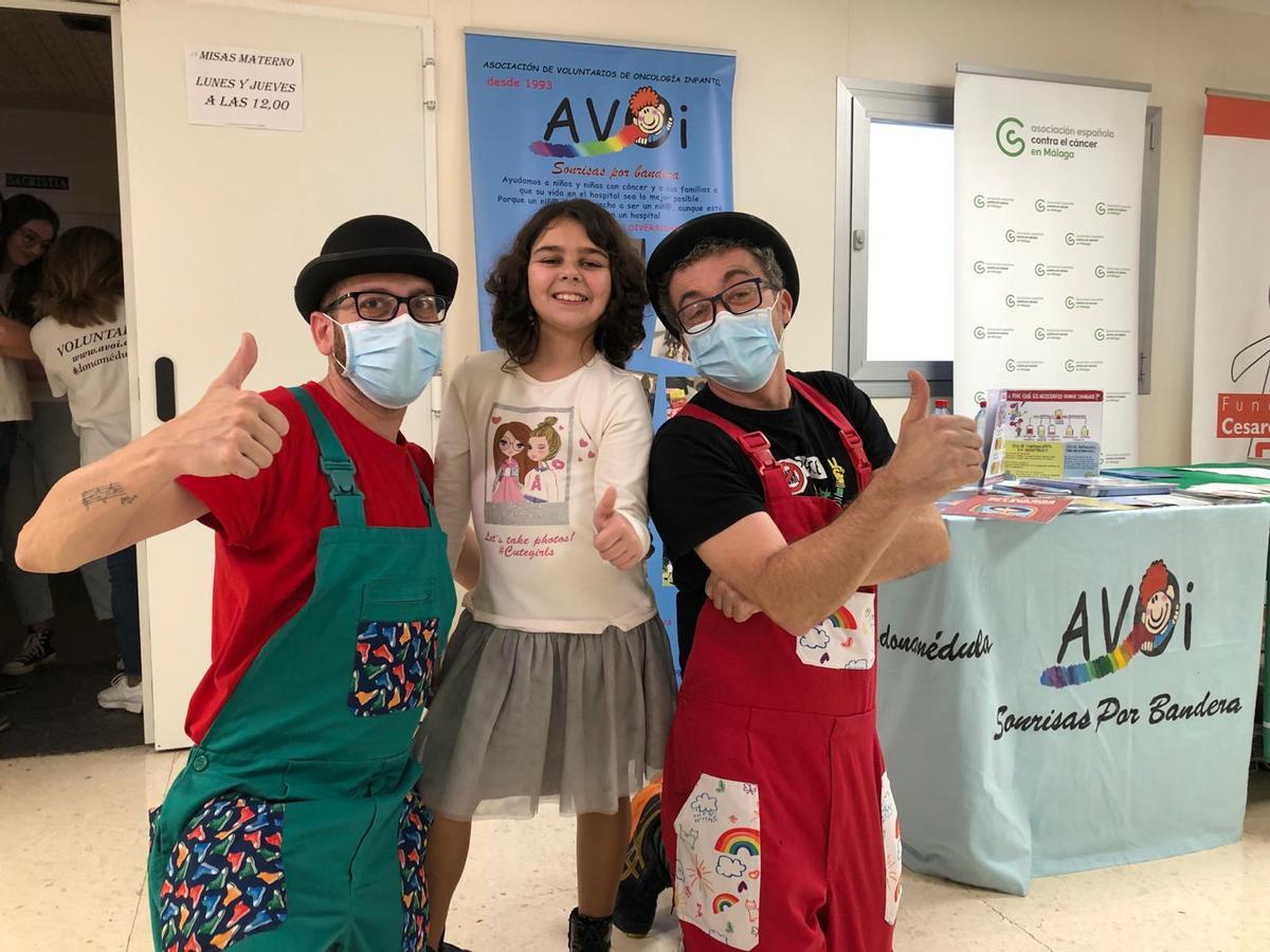 Elena Merino en el Hospital Materno de Málaga