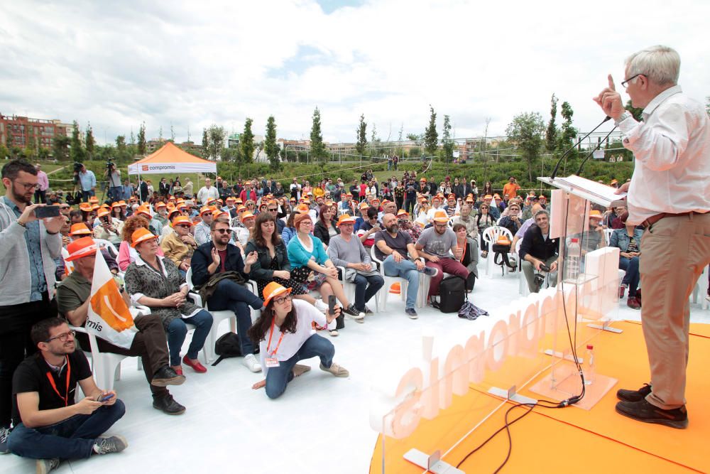 Mitin de Joan Ribó en el Parc Central