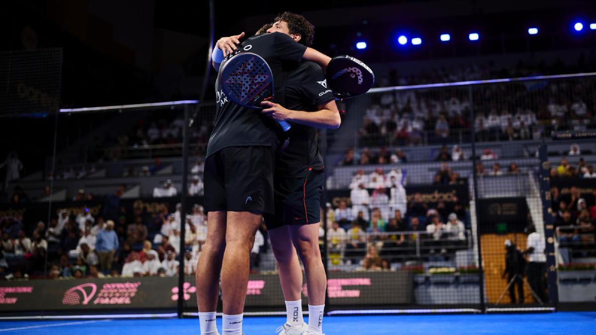 Tapia y Coello celebran el triunfo