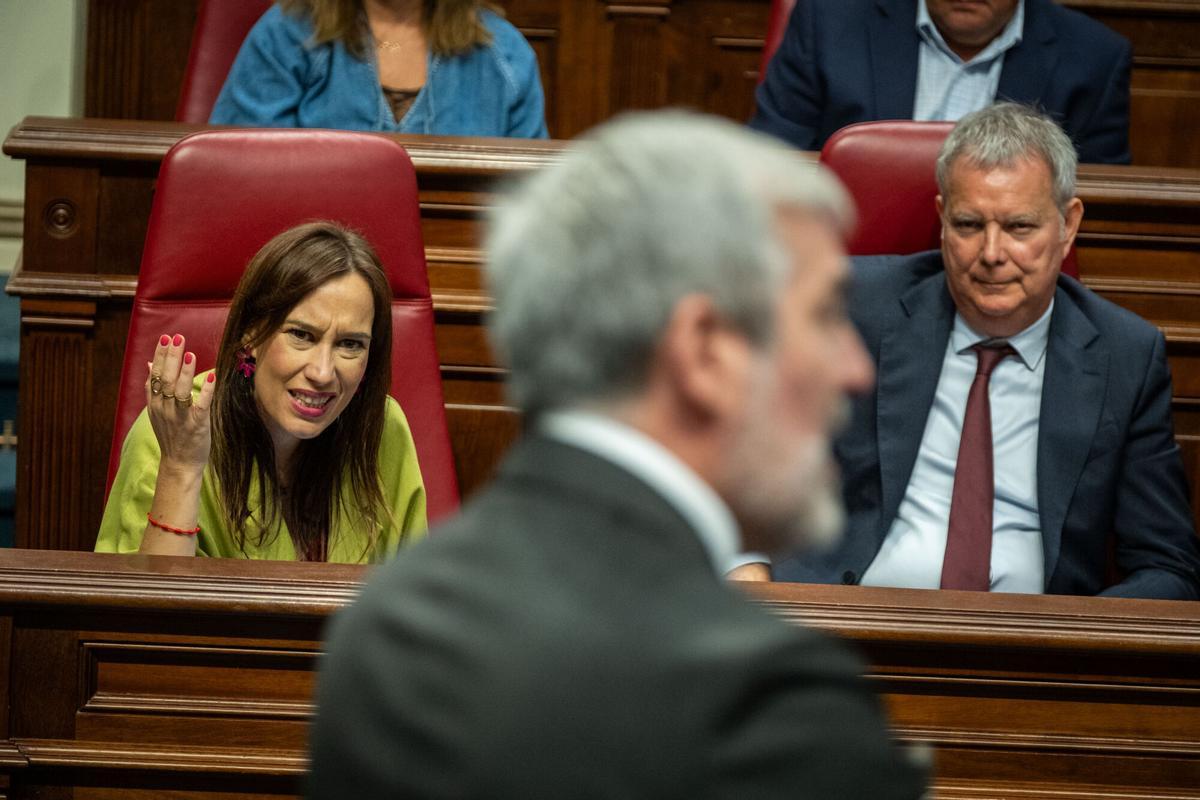 Pleno del Parlamento de Canarias Preguntas de control al presidente Fernando Clavijo sobre la crisis sanitaria del MV Hondius. Al resto de consejeros se les preguntará y comparecerán para abordar otros asuntos.