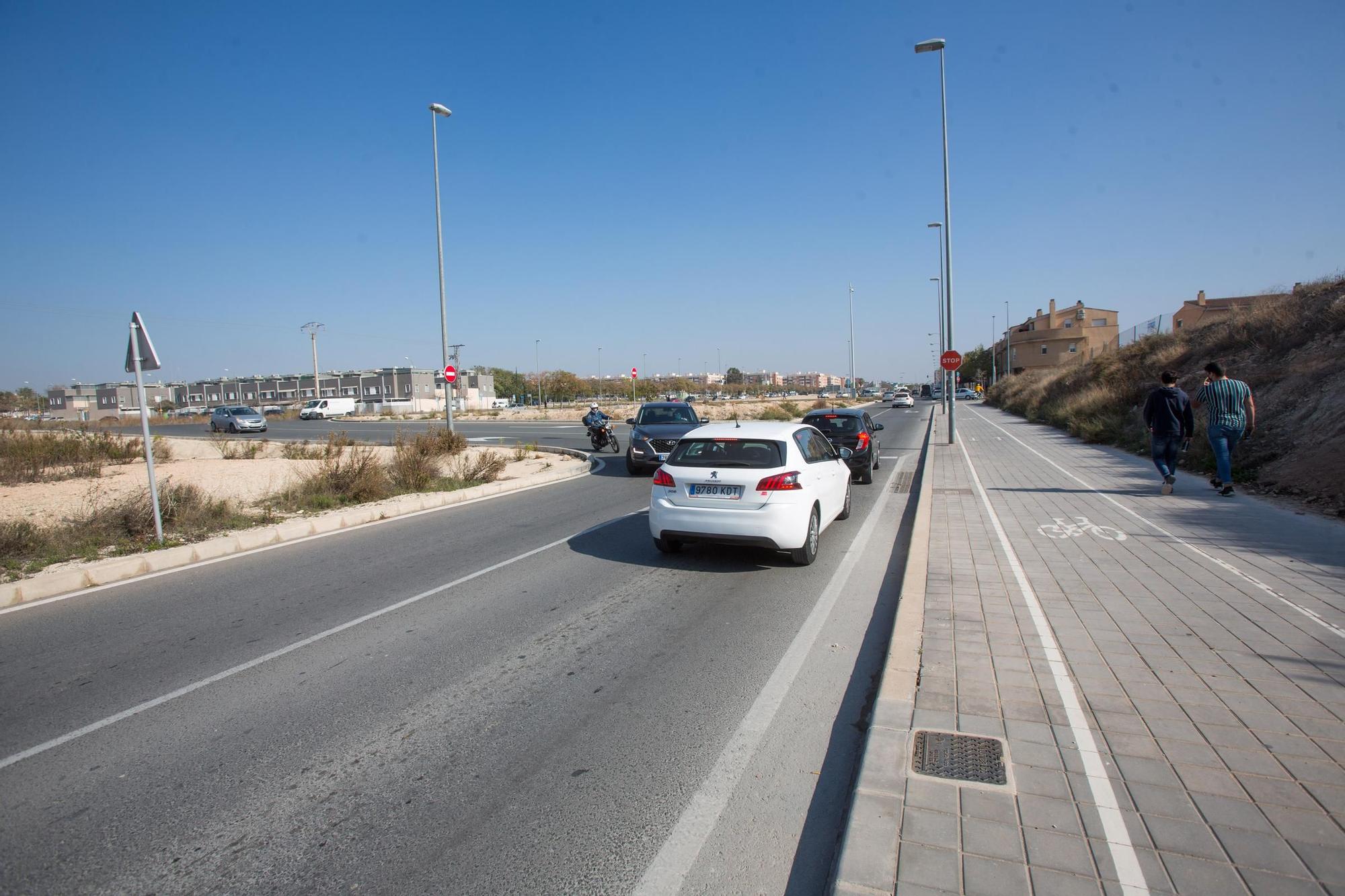 La apertura del tramo de la Vía Parque en el PAU 1 completa una nueva circunvalación en Alicante