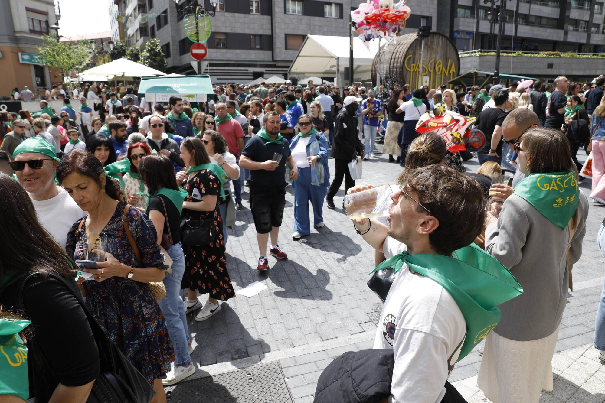La gran fiesta de la sidra en Oviedo