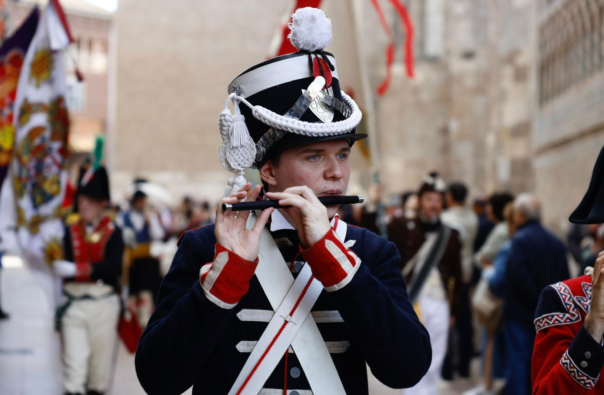 Zaragoza se engalana para recrear los Sitios de 1808