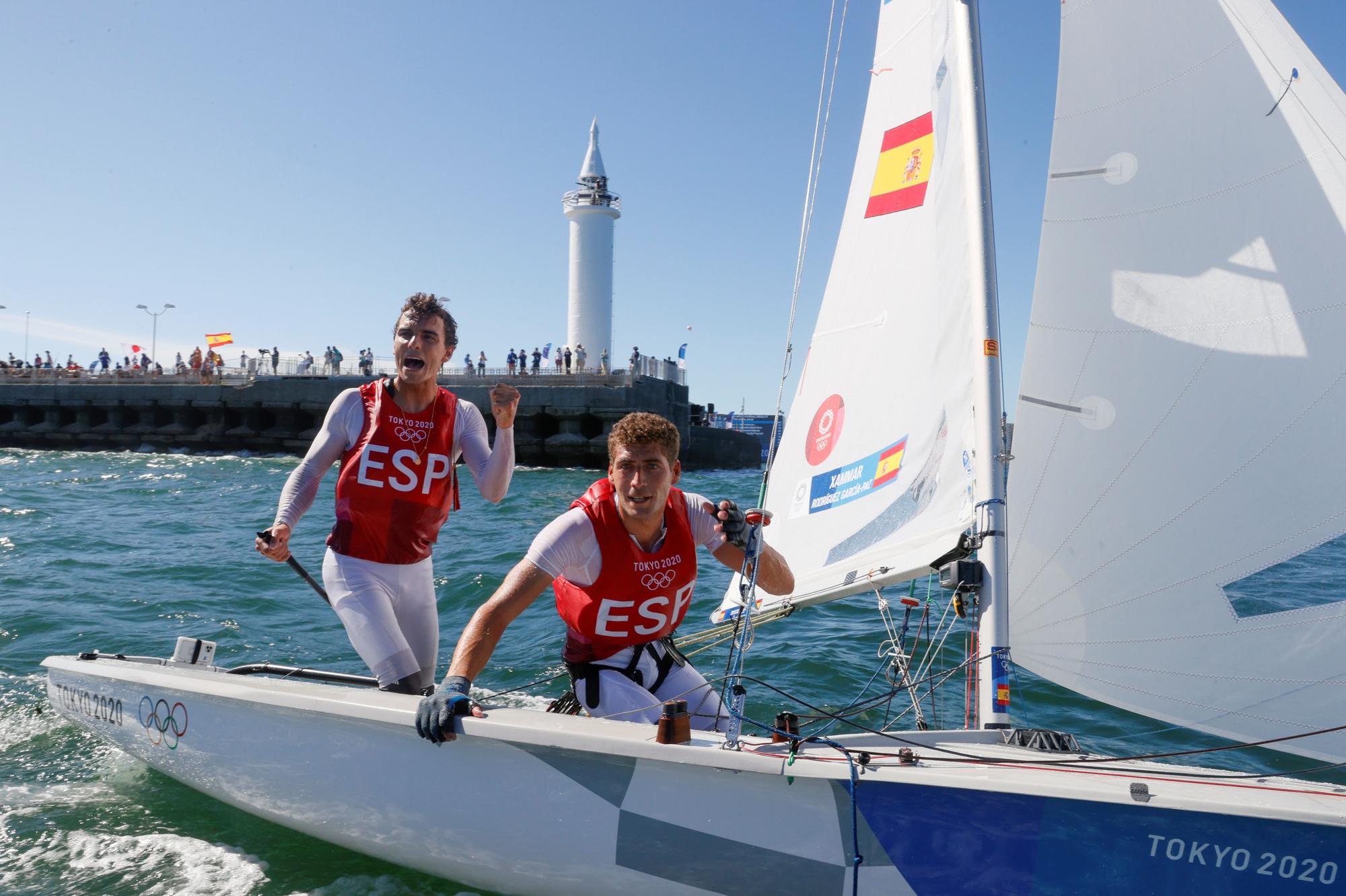 Nico Rodríguez y Jordi Xammar ganan el bronce en el 470 de vela en Tokyo 2020