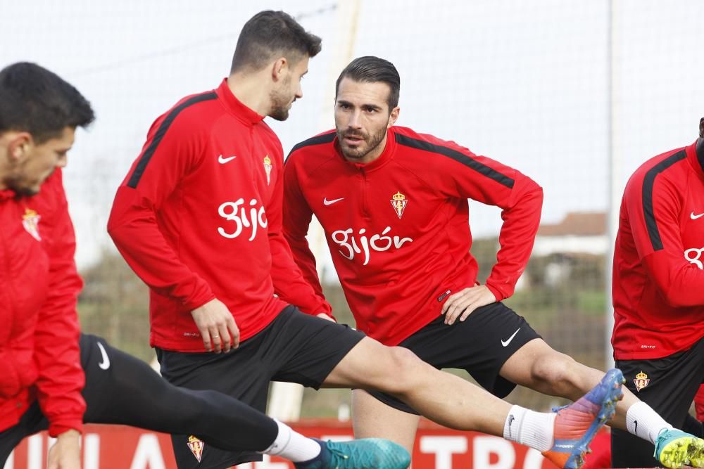 Entrenamiento del Sporting