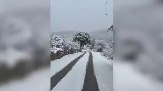 Pedro Sánchez muestra en redes su travesía en bici en medio de las nevadas de este fin de semana