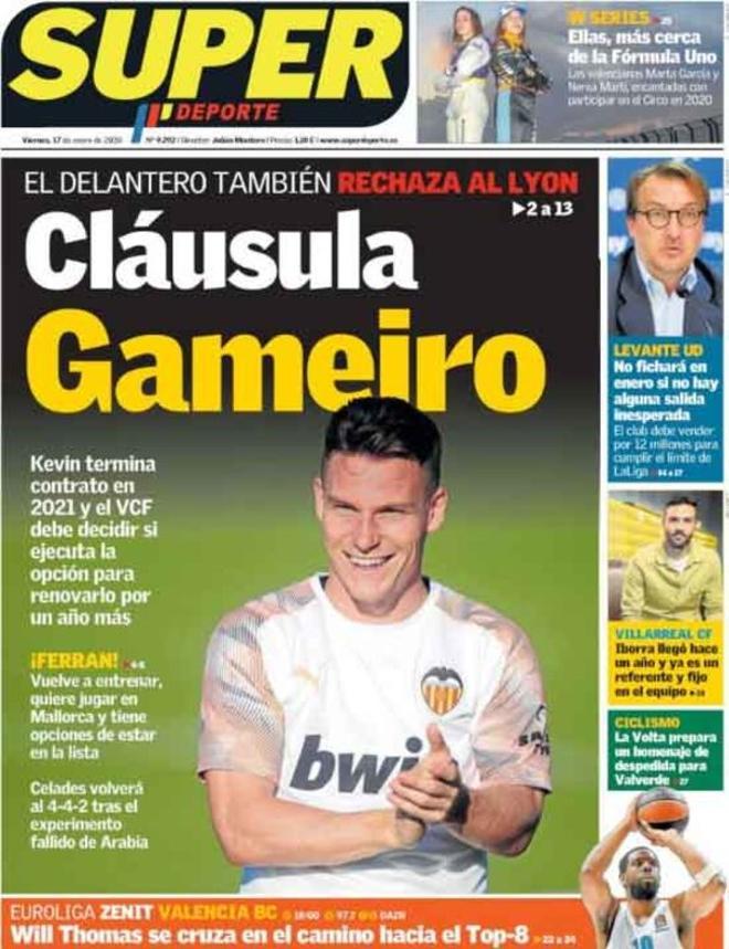 Las portadas del día en la prensa deportiva