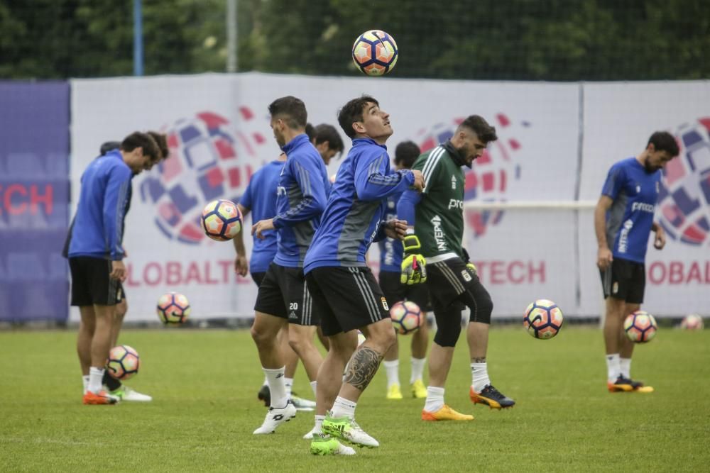 Entrenamiento del Real Oviedo 17/05/2017