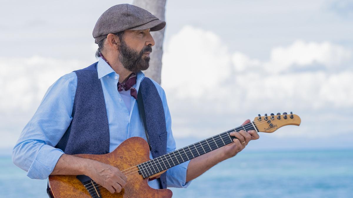 Juan Luis Guerra durante el concierto de &#039;Entre mar y palmeras&#039;.