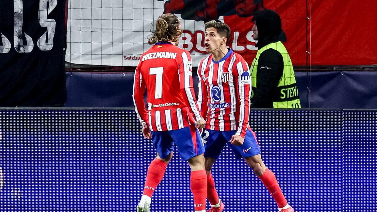 El Atlético domina el partido
