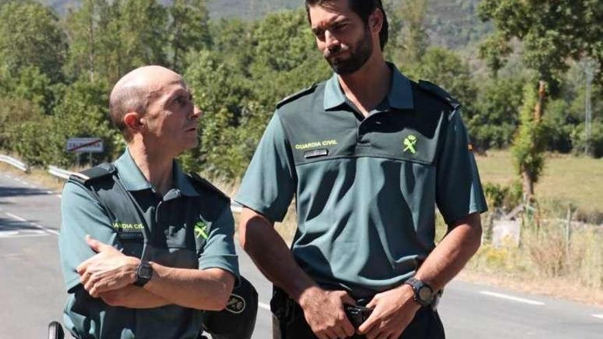 Pepe Viyuela (Olmos) y Rubén Cortada (Robles). // TVE