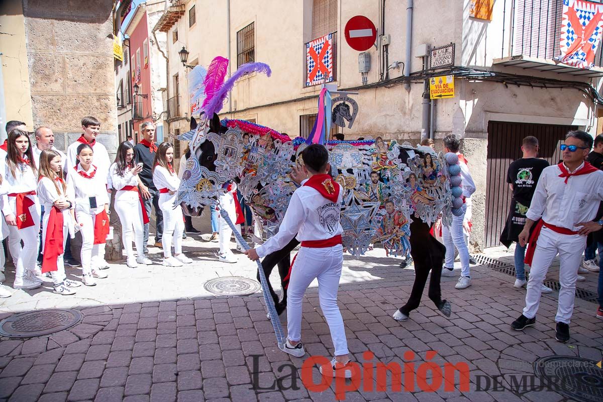 Recorrido Caballos del Vino día dos de mayo en Caravaca