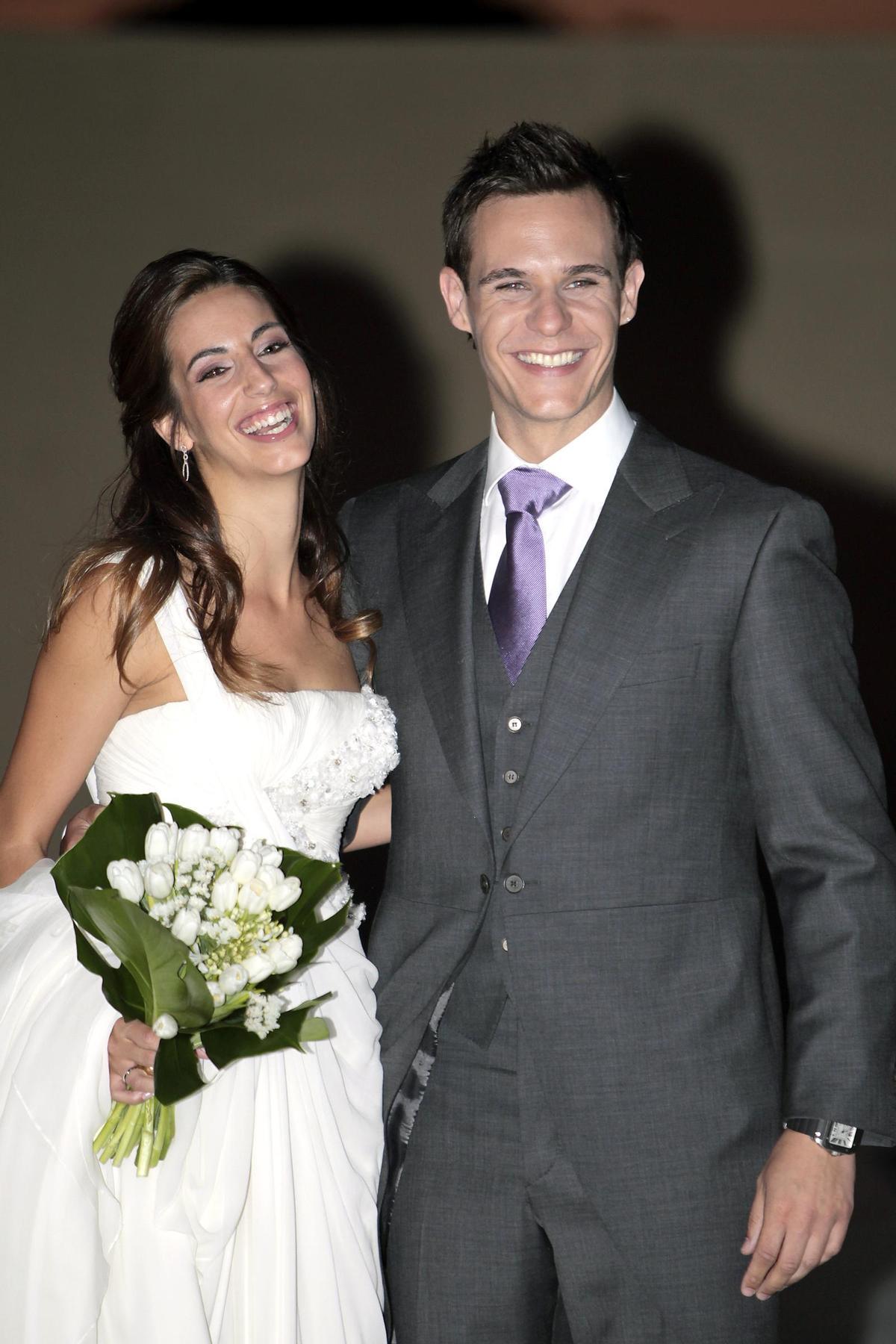 Almudena Cid y Christian Gálvez pasaron por el altar en 2010