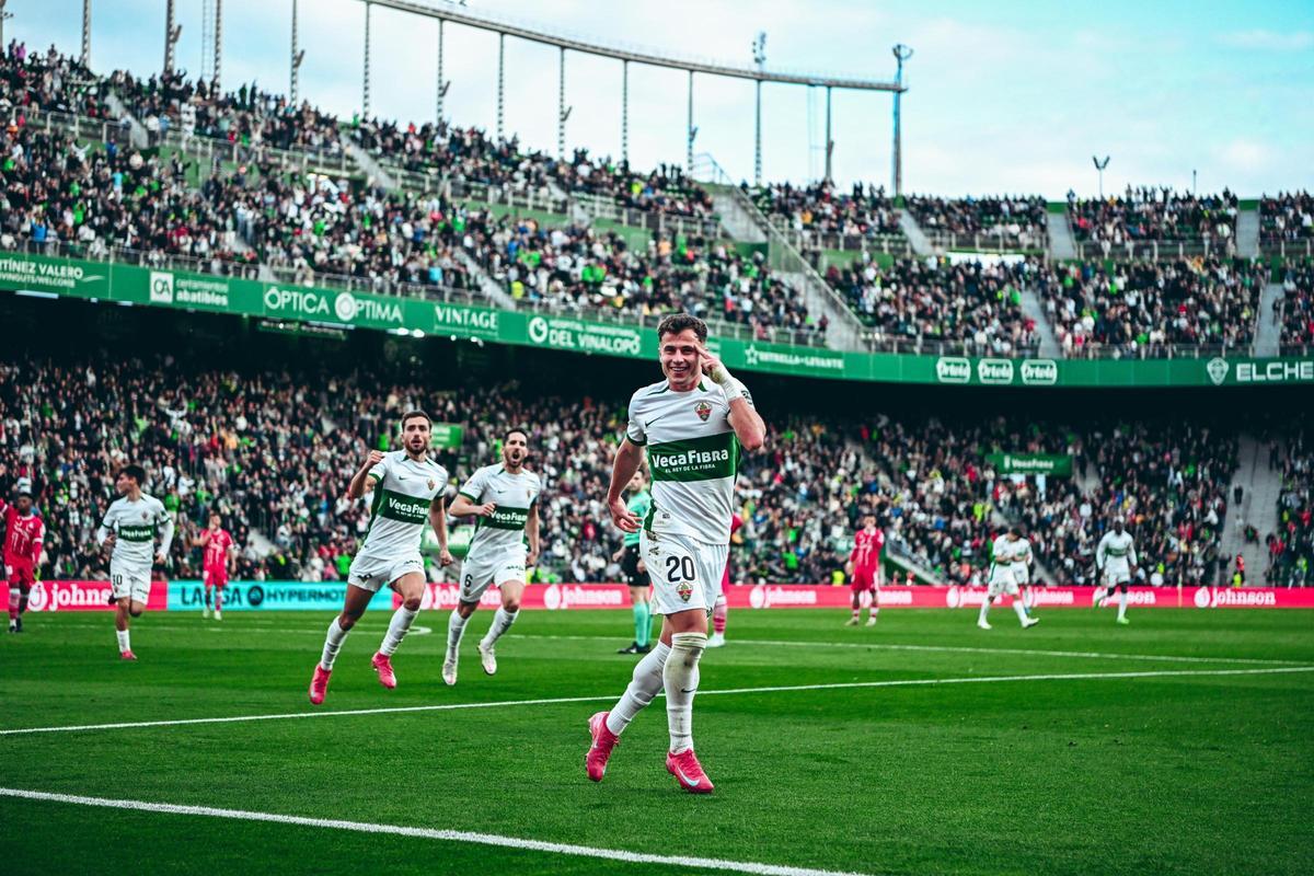 Germán Valera, extremo del Elche CF