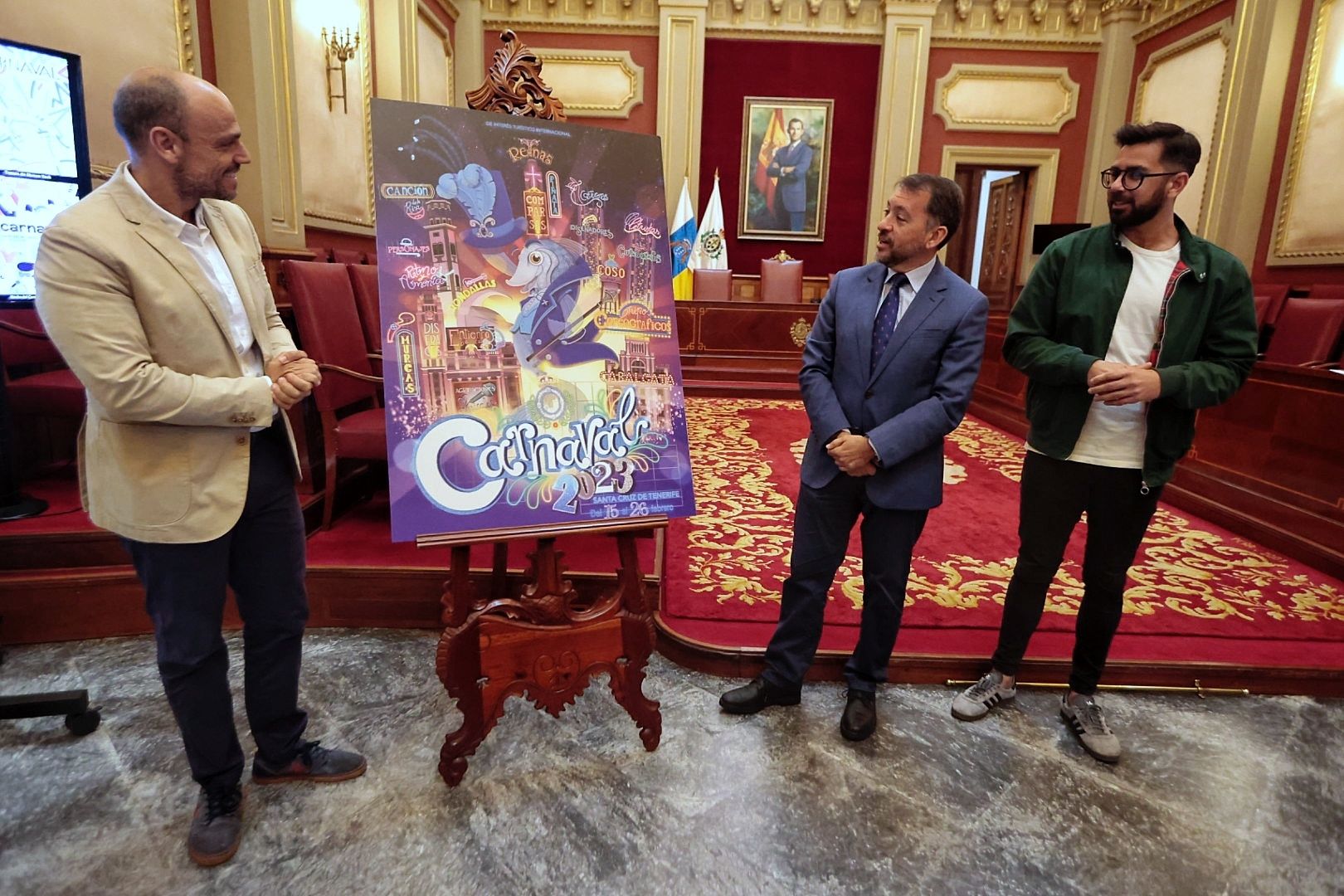 Presentación del cartel del Carnaval de Santa Cruz de Tenerife 2023