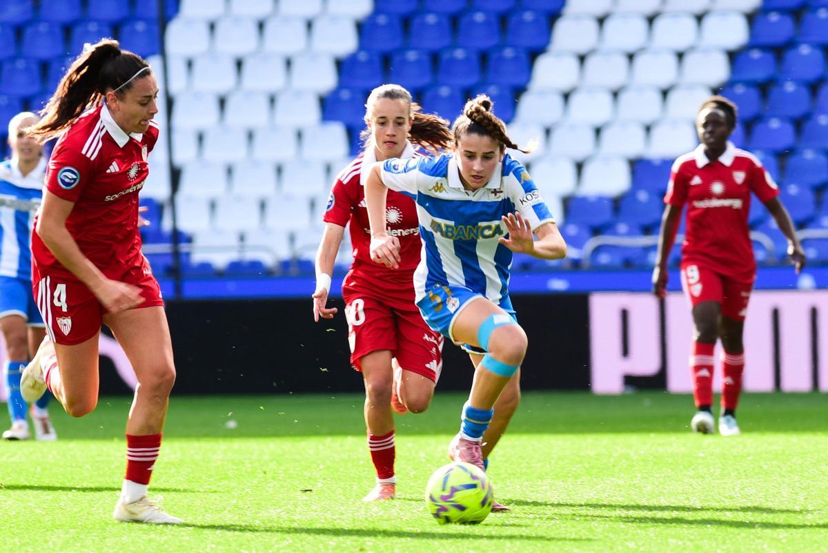 El Dépor Abanca - Sevilla, en imágenes