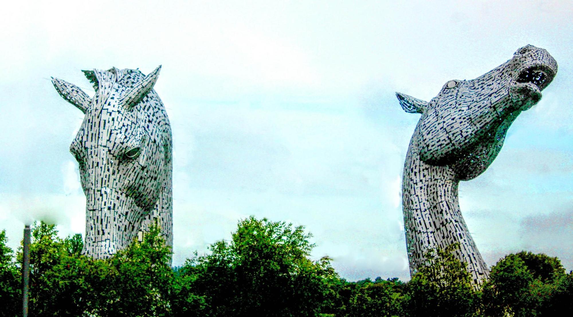 La escultura monumental de los Kelpies, nuevo icono de Escocia