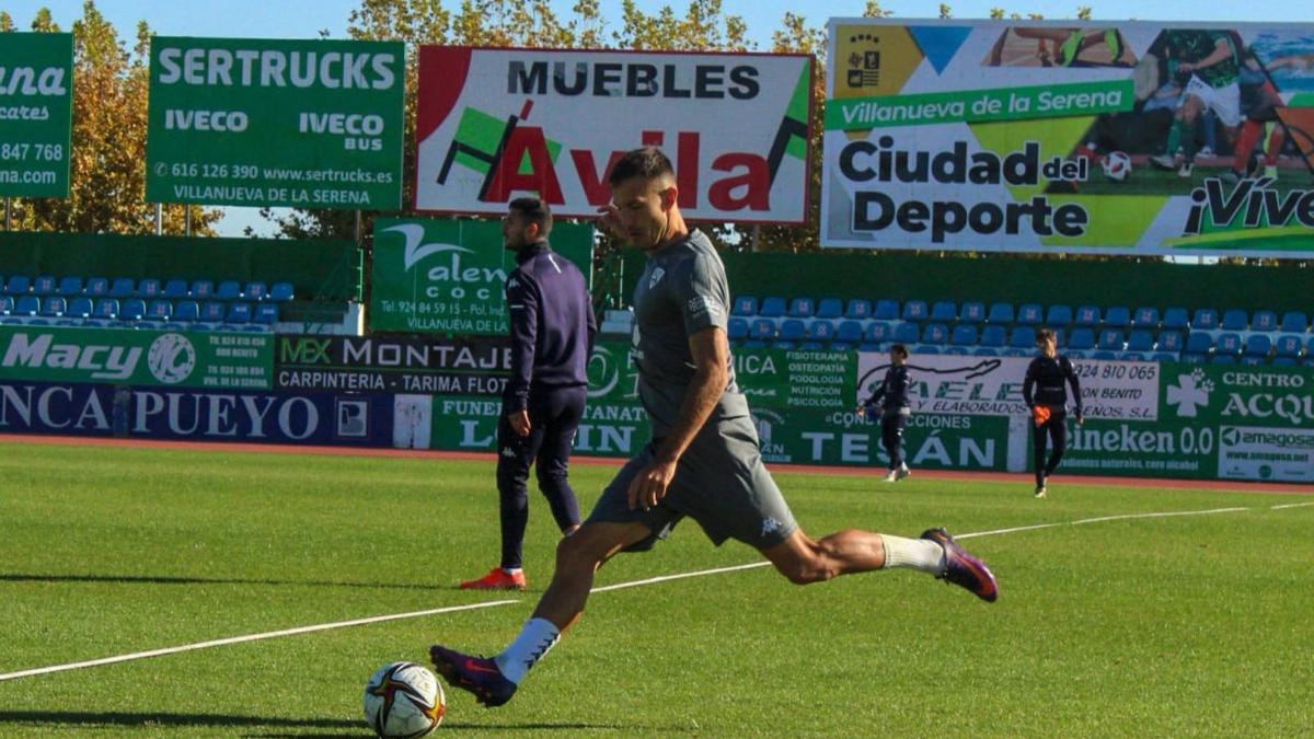 Entrenamiento del Villanovense.