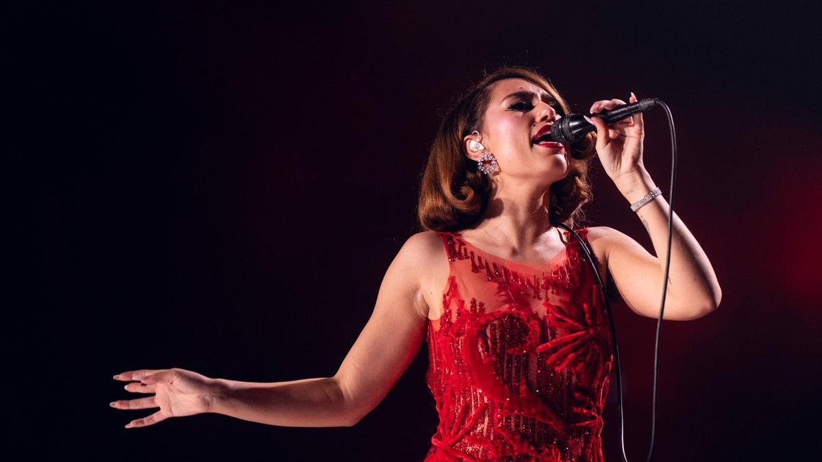 Concierto de Raye en el Palau Sant Jordi.