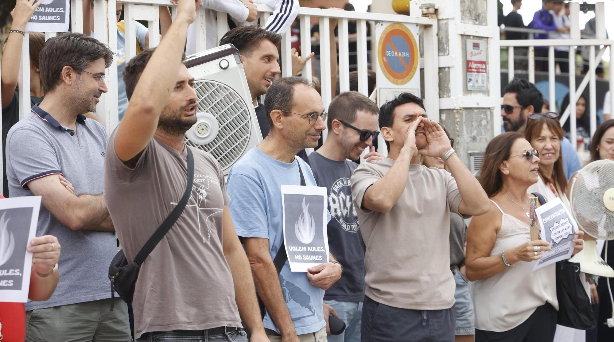 Continúan las protestas por el calor en los colegios de Alicante