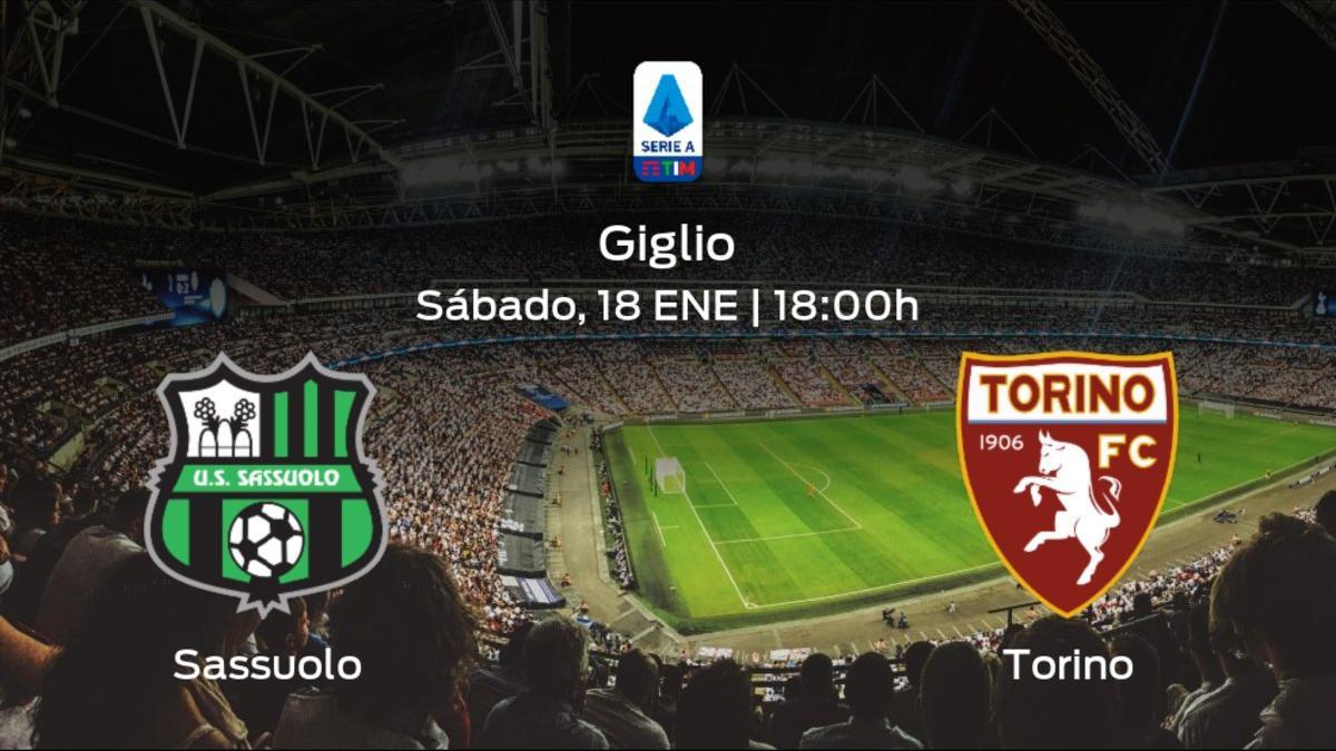 Jornada 20 de la Serie A: previa del duelo Sassuolo - Torino