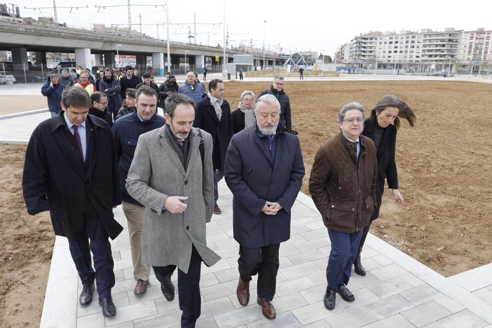 Inauguració de les obres del parc Central