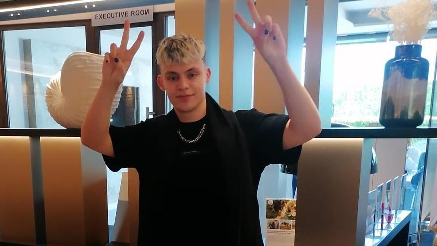 Almácor, durante su visita en Villena, antes de su participación en el Benidorm Fest